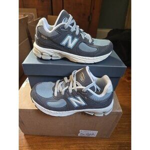 New Balance 2002 R Grey/Blue Kids Sneakers PC2002FB - SZ 1Y